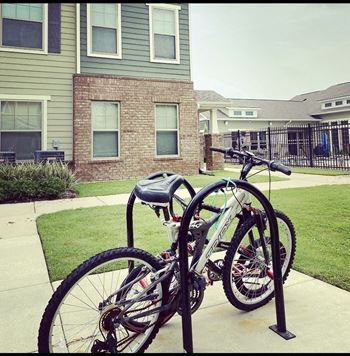 Bike Rack at Audubon Park Apartment Homes, Zachary, Louisiana